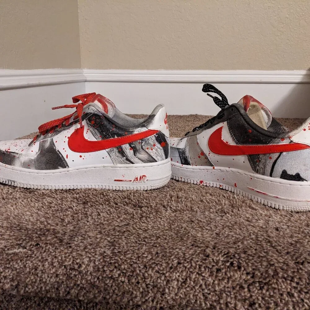 CUSTOM Nike Air Force Ones - Picture 4 of 7